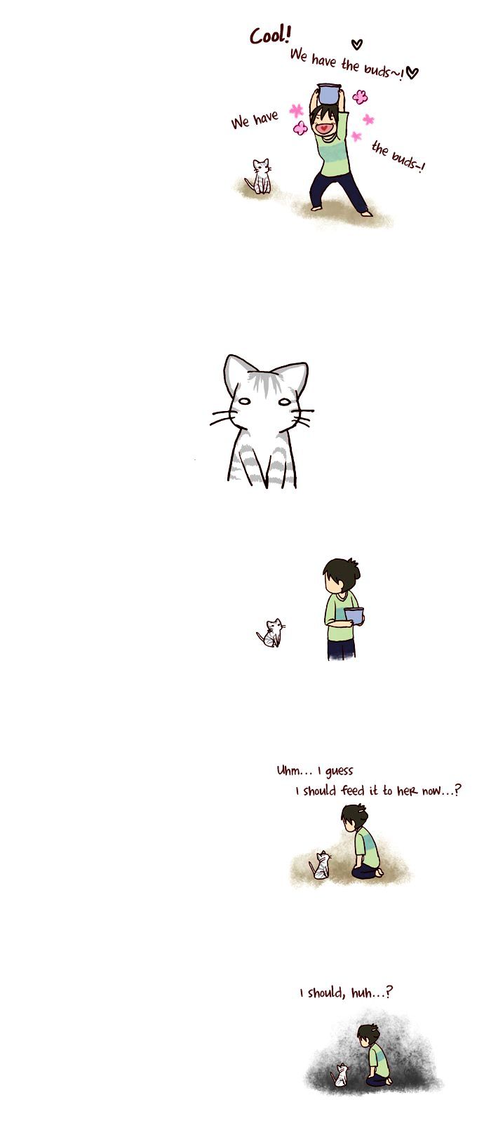 My Young Cat And My Old Dog - Chapter 72 : Cat Grass