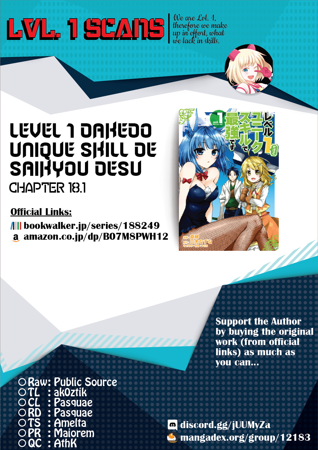 Level 1 With S-Rank Drop Rate Is The Strongest - Vol.4 Chapter 18.1