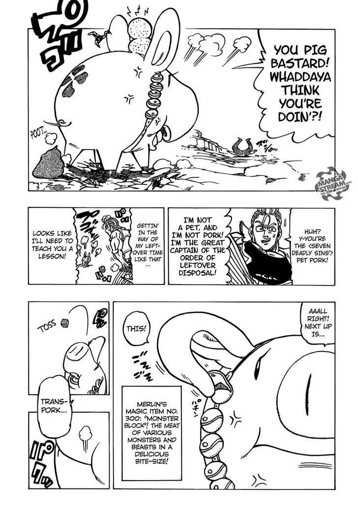 Nanatsu No Taizai - Chapter 221.9: Side Story #5: Fight!! The Great Captain Of Leftover Disposal