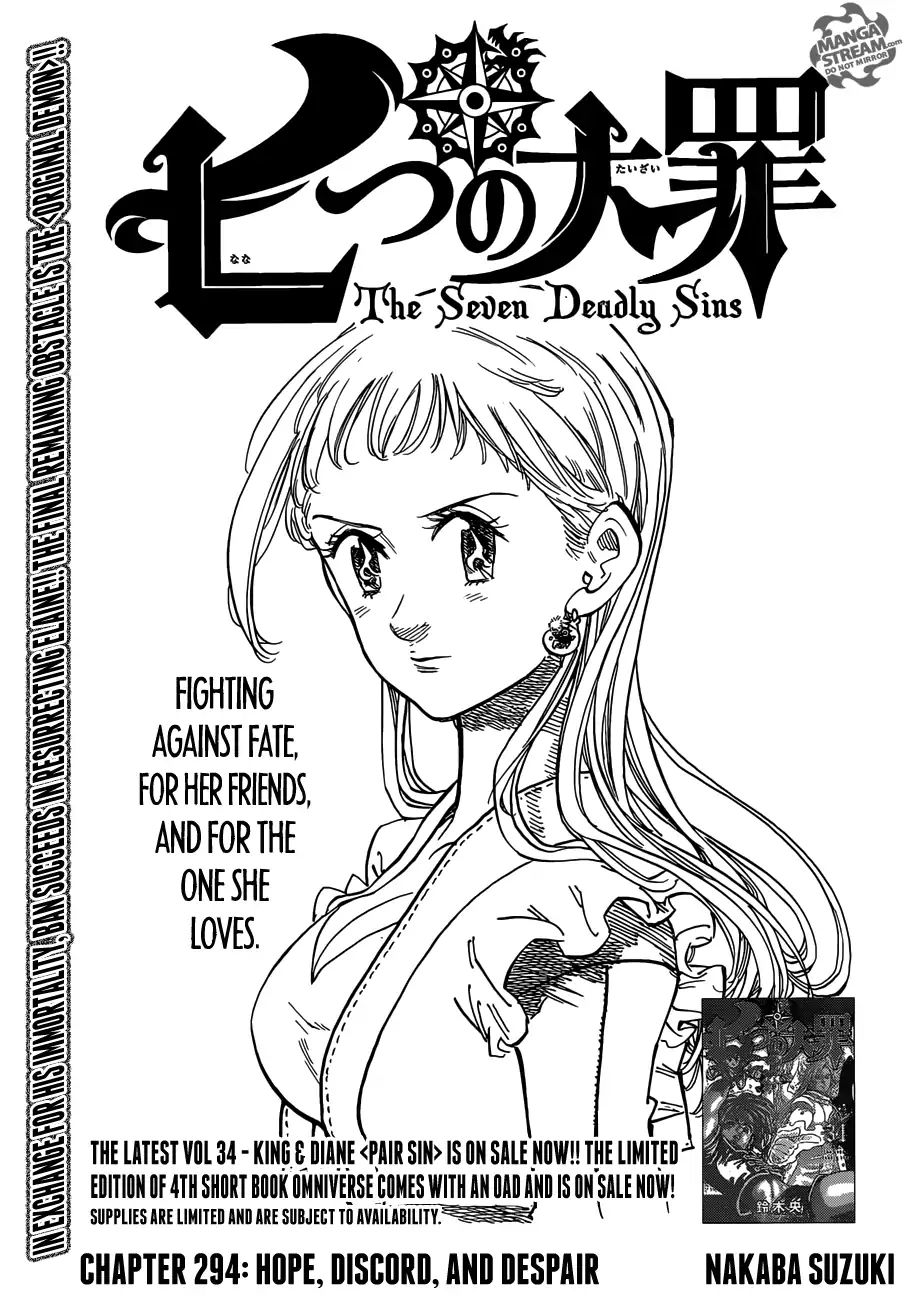 Nanatsu No Taizai - Chapter 294: Hope, Discord & Despair