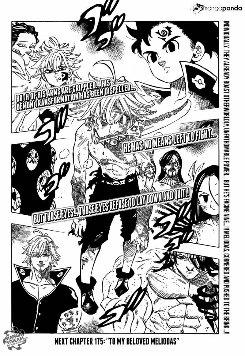 Nanatsu No Taizai - Chapter 174 : Meliodas Vs. The Ten Commandments