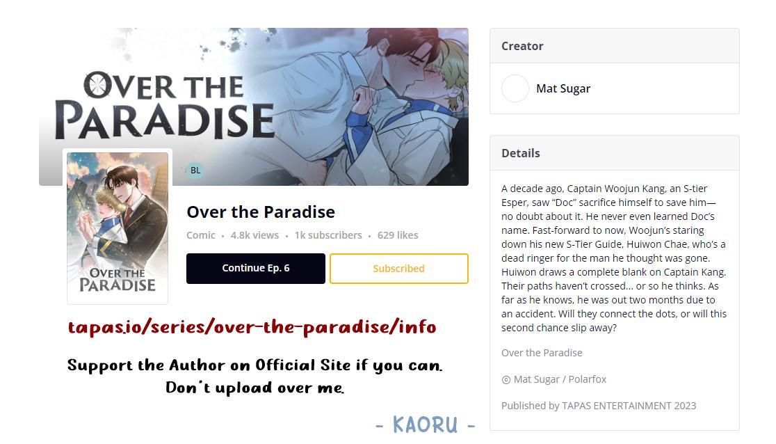 Over The Paradise - Chapter 39