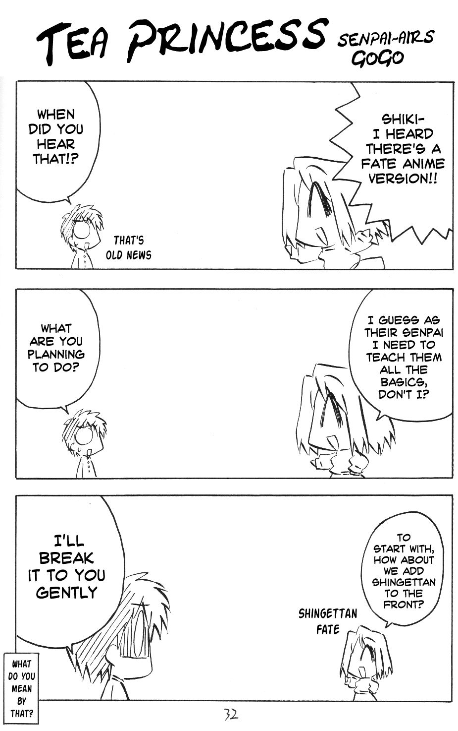 Tsukihime - Kohakuriko (Doujinshi) - Vol.8 Chapter 7: Tea Princess - Senpai-Airs Gogo