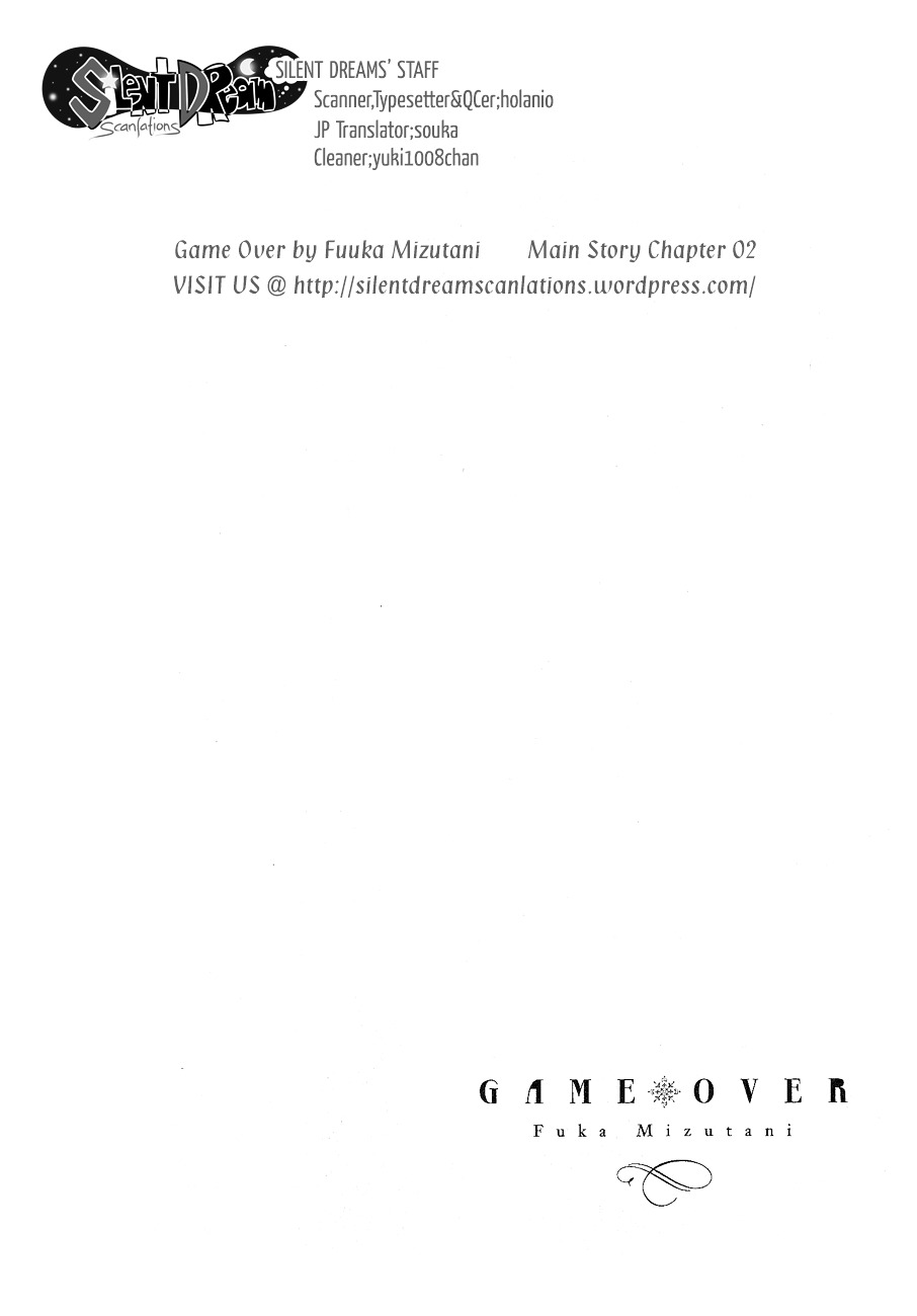 Game Over (Mizutani Fuka) - Vol.1 Chapter 5V2 : Game Over - Chapter 2