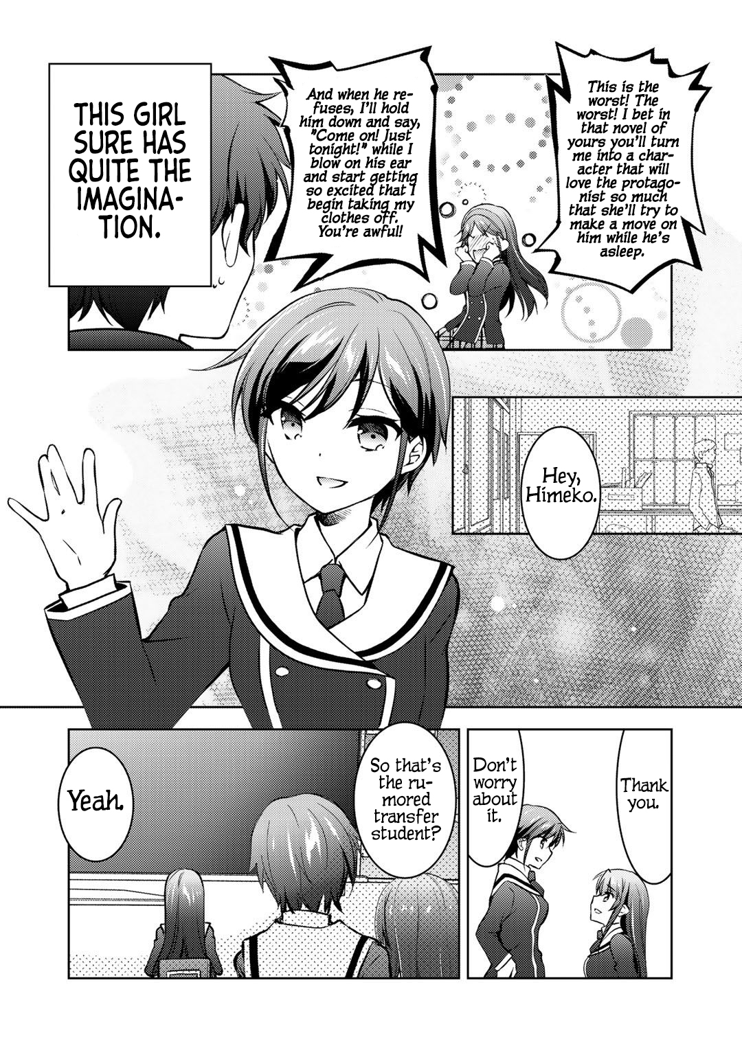 Shousetsu Toukou Saito O Riyou Shite Itara, Kurasu No Bishoujo Ga Dokushadatta - Chapter 12