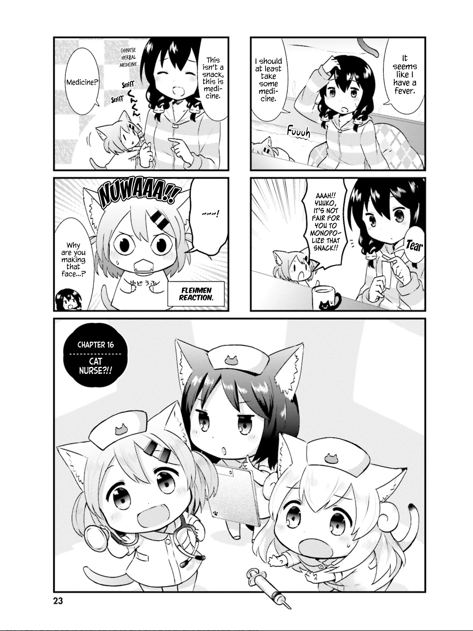 Nyanko Days - Chapter 16: Cat Nurse?!!