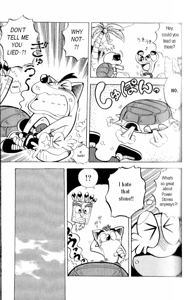 Crash Bandicoot: Dance! De Jump! Na Daibouken - Vol.1 Chapter 3 : Get Them! The Power Stones!