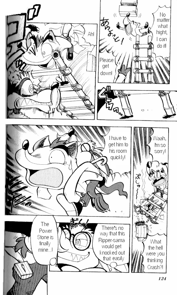 Crash Bandicoot: Dance! De Jump! Na Daibouken - Vol.1 Chapter 5 : Furious Ripper!