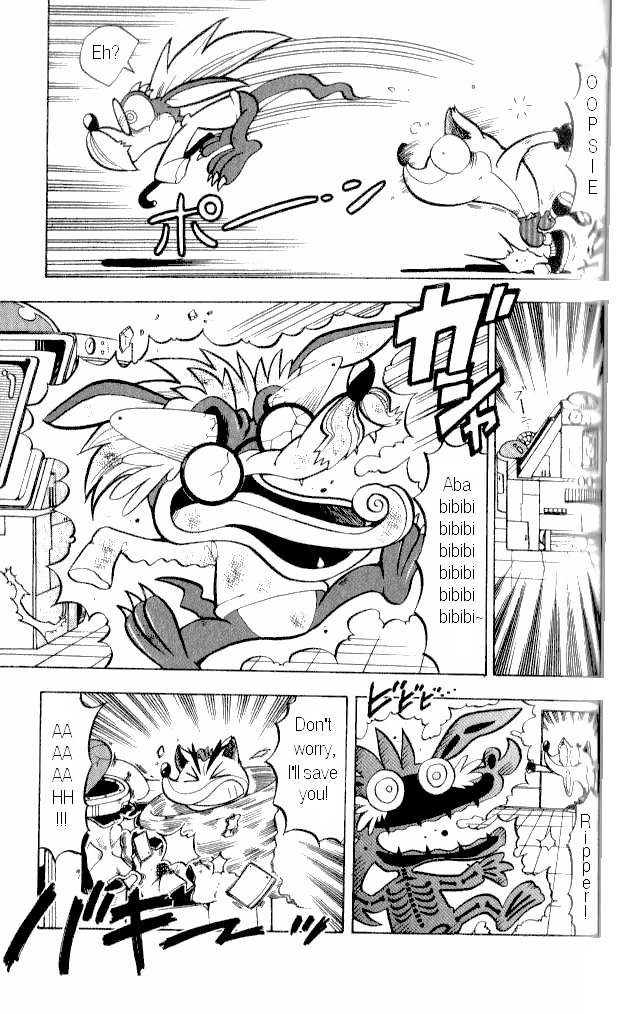 Crash Bandicoot: Dance! De Jump! Na Daibouken - Vol.1 Chapter 5 : Furious Ripper!