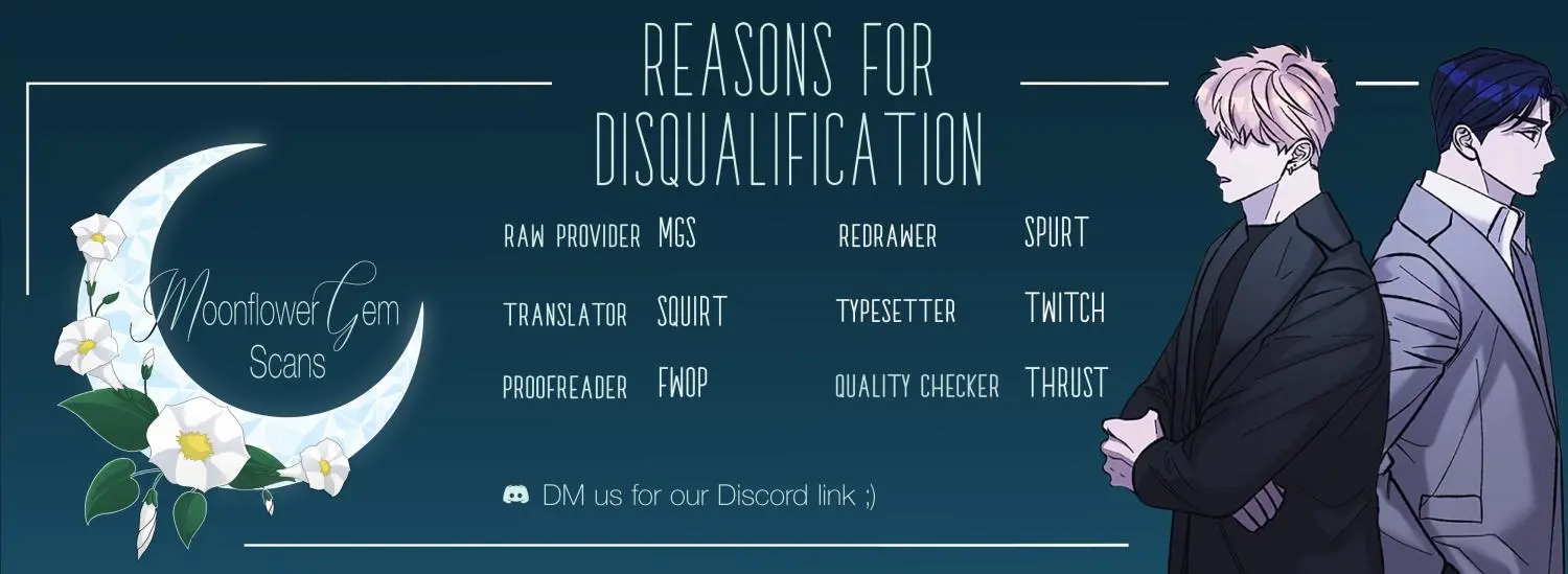 Reasons For Disqualification - Chapter 8