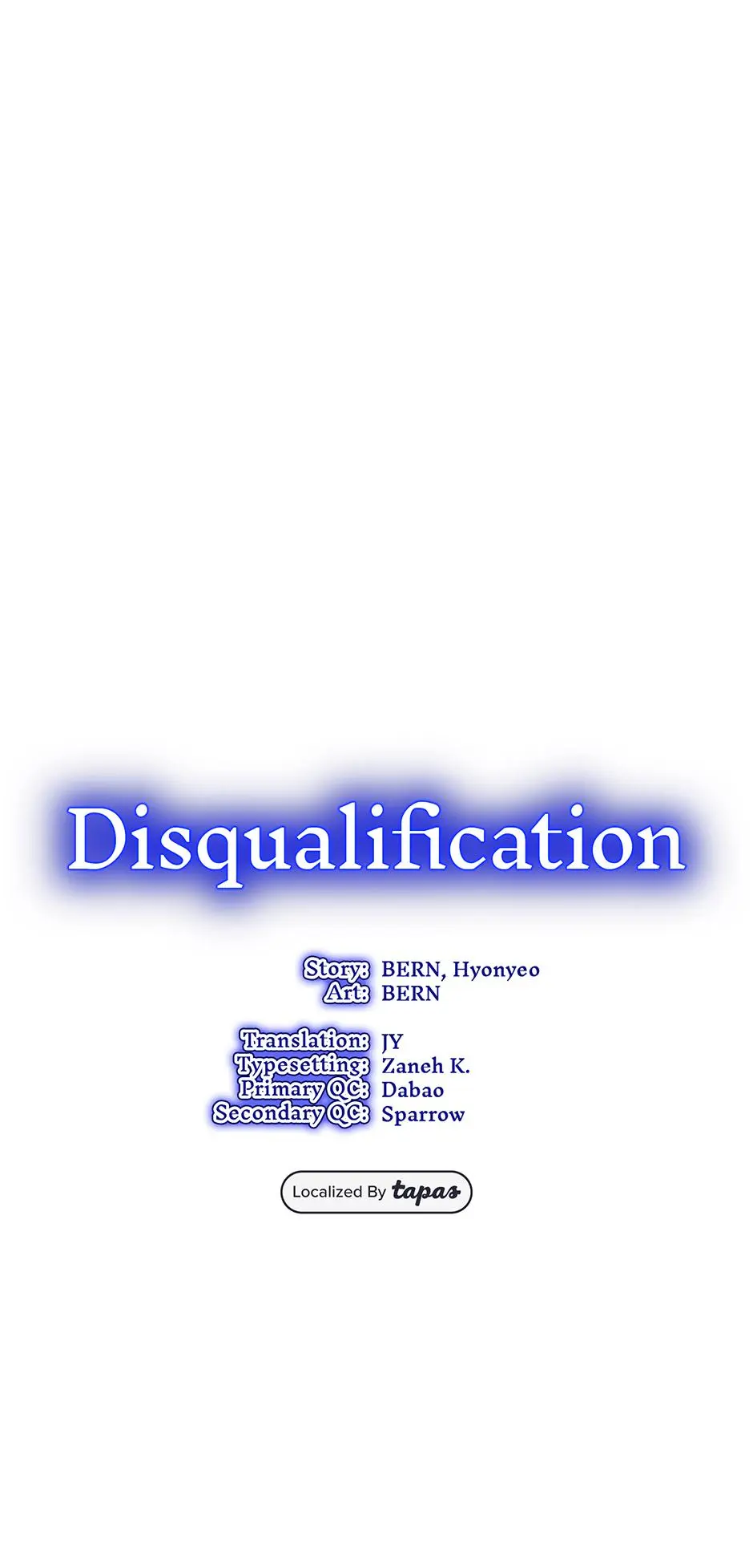 Reasons For Disqualification - Chapter 16