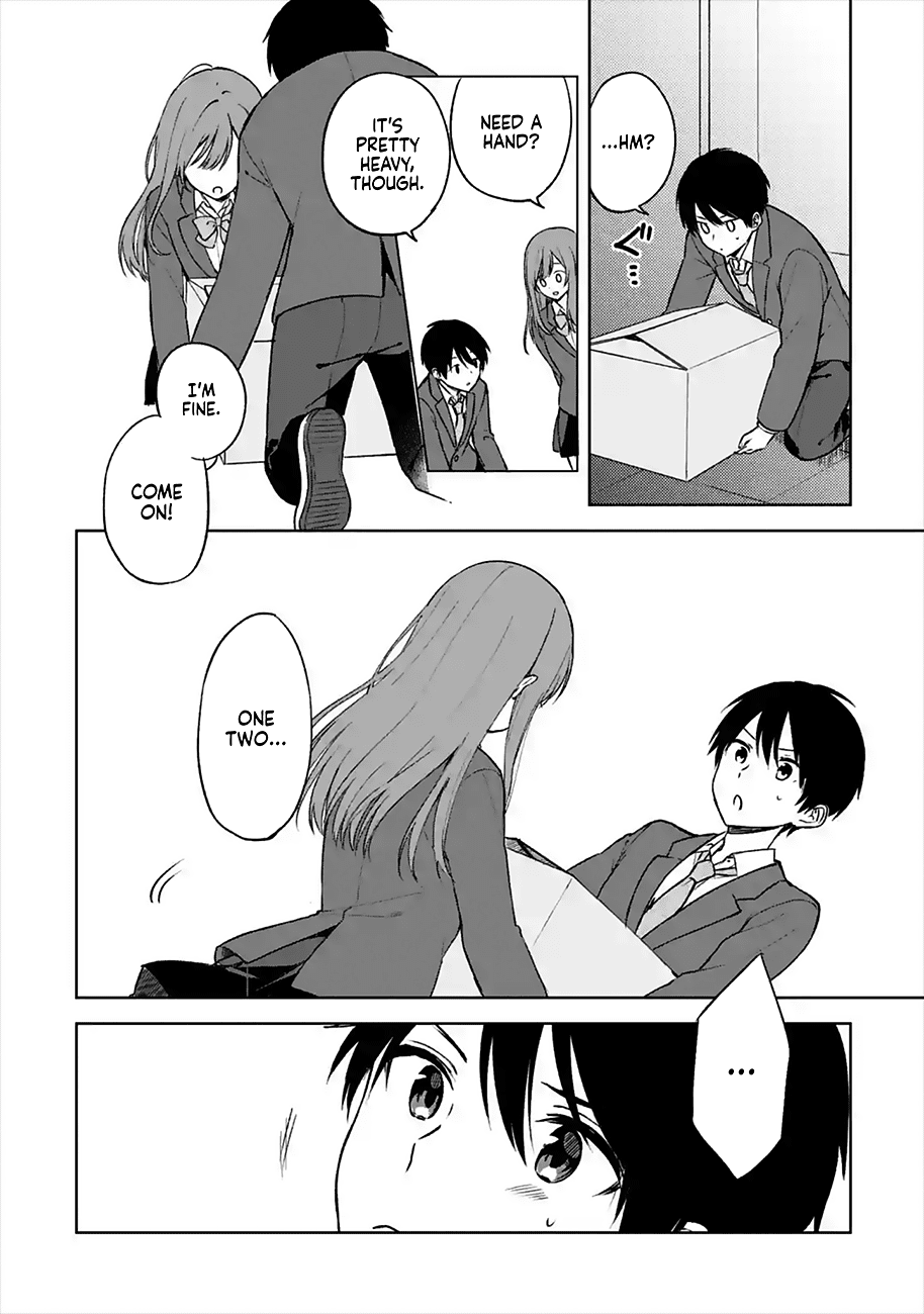 When I Rescued A Beautiful Girl Who Was About To Be Molested, It Was My Childhood Friend Sitting Next To Me - Chapter 14: Hand With Takamori-Kun