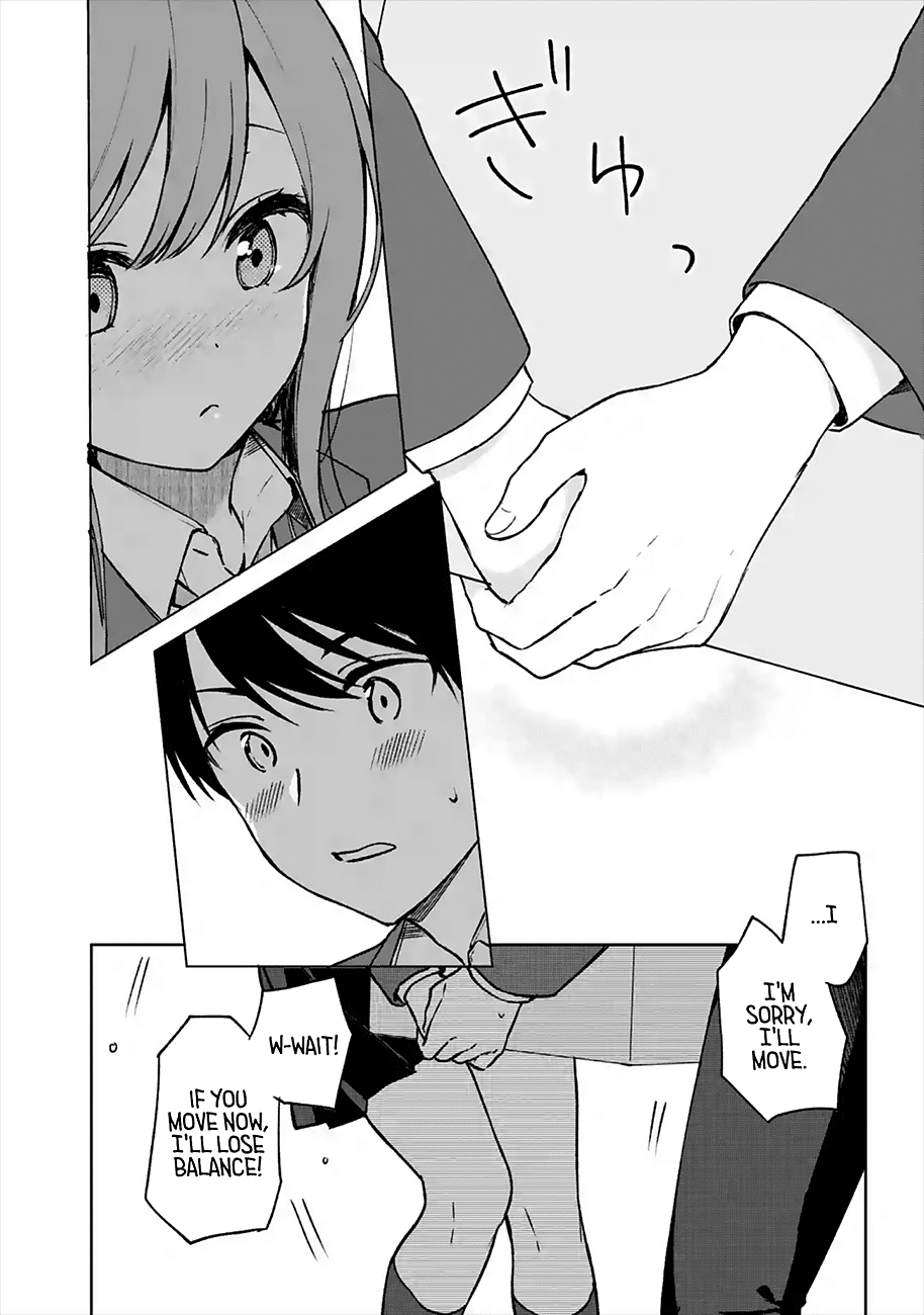 When I Rescued A Beautiful Girl Who Was About To Be Molested, It Was My Childhood Friend Sitting Next To Me - Chapter 14: Hand With Takamori-Kun