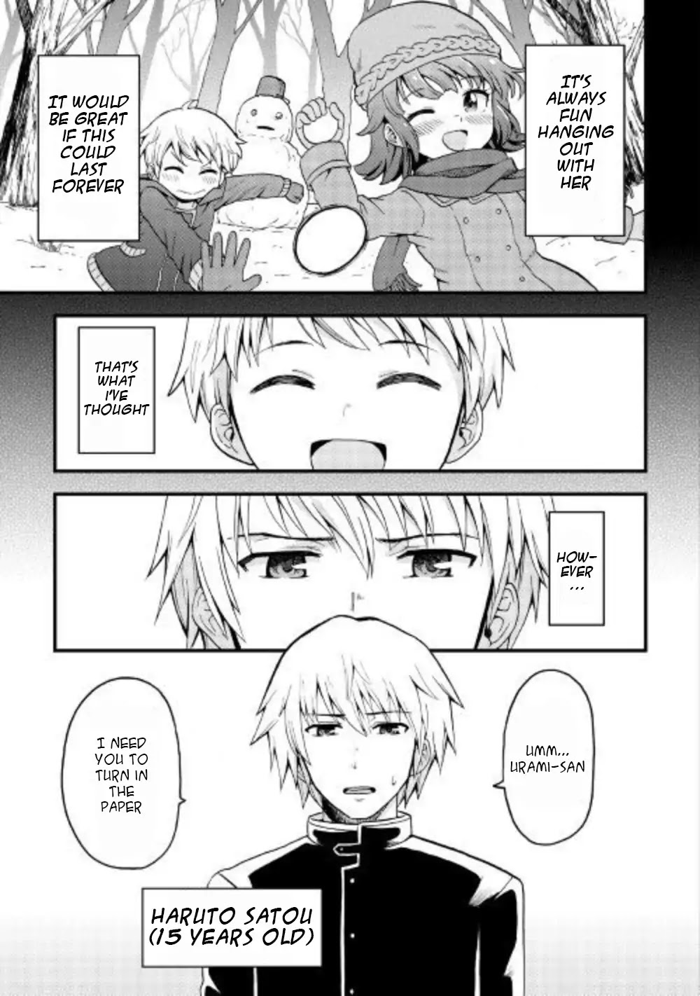 Urami-San Wa Kyou Mo Ayaui - Chapter 1: If I Met My Childhood Friend Again