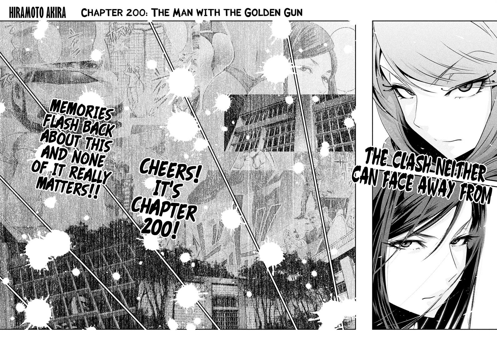 Kangoku Gakuen - Chapter 200 : The Man With The Golden Gun