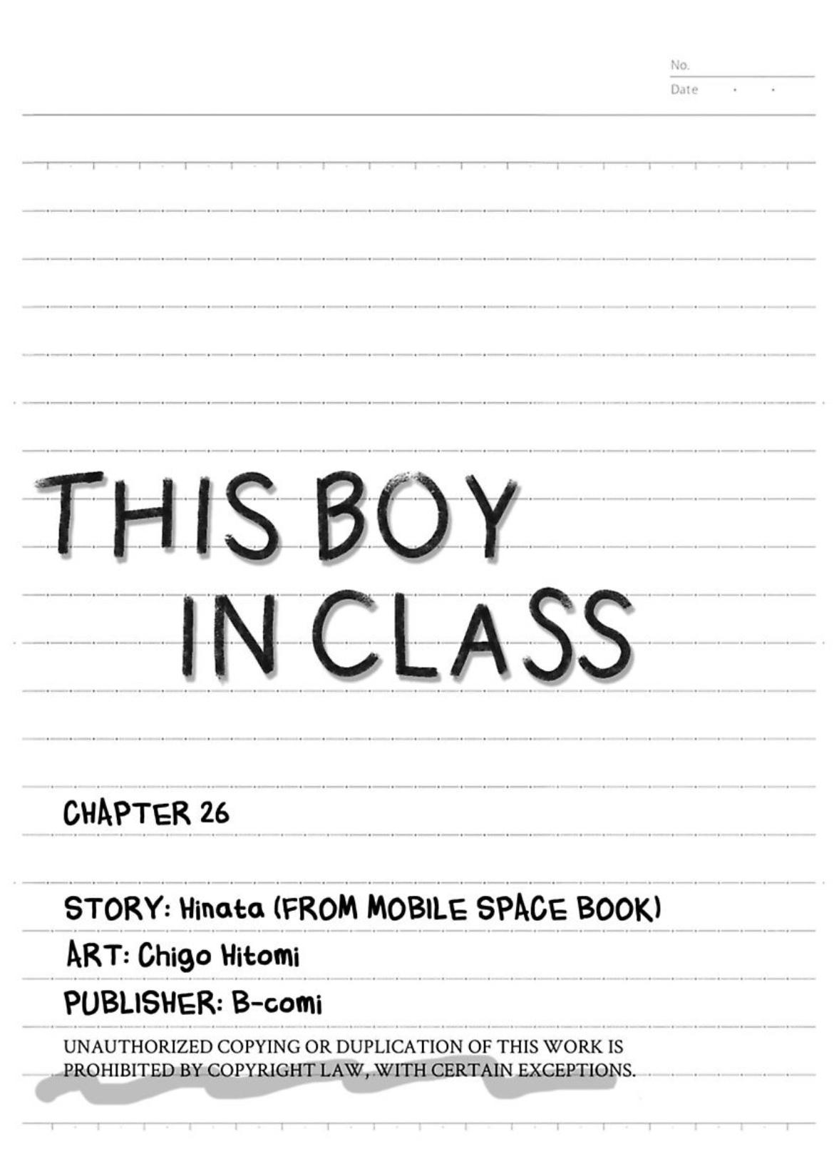 This Boy In Class - Chapter 26