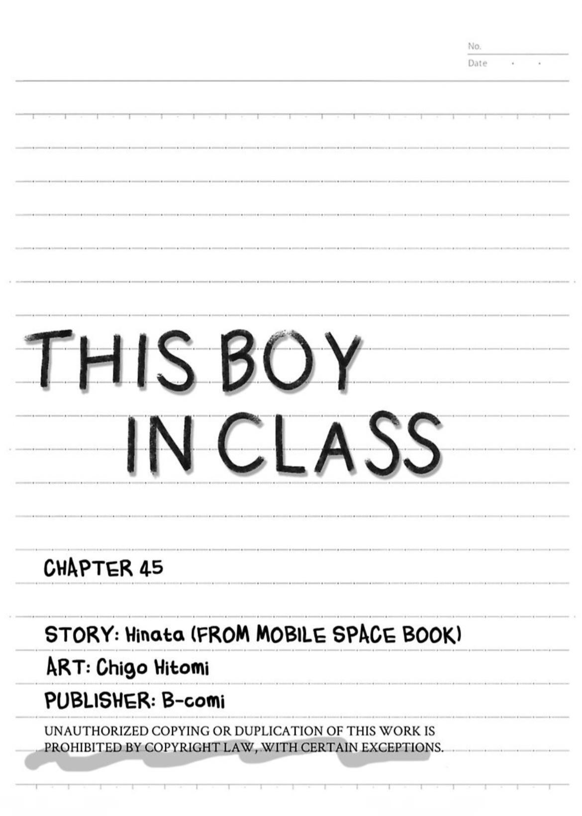 This Boy In Class - Chapter 45