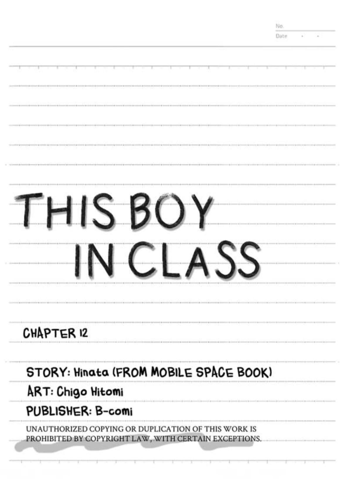 This Boy In Class - Chapter 12