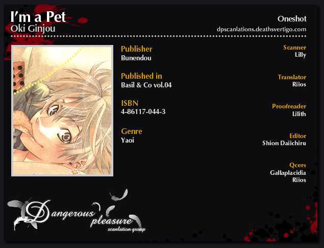 I'm A Pet - Chapter 0