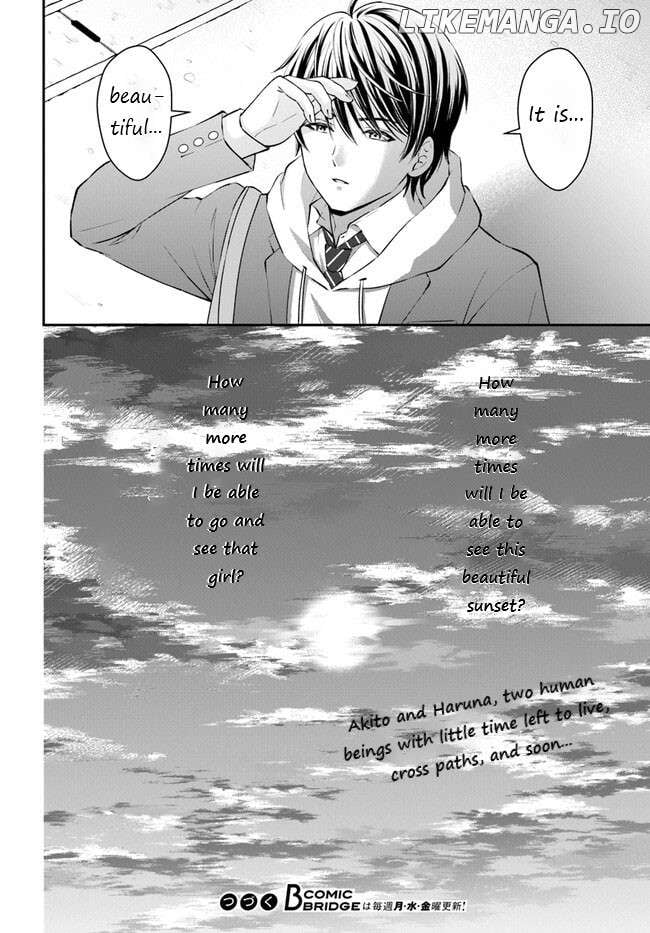 Yomei Ichinen to Senkokusareta Boku ga, Yomei Hantoshi no Kimi to Deatta Hanashi - Chapter 1