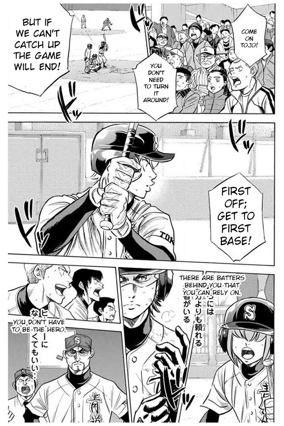 Daiya No A - Vol.46 Chapter 402: On The Ropes