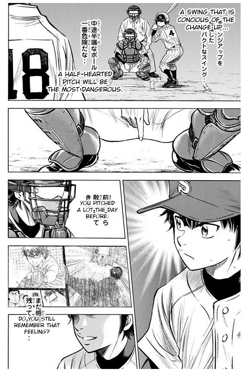 Daiya No A - Vol.44 Chapter 384: The Best Fastball