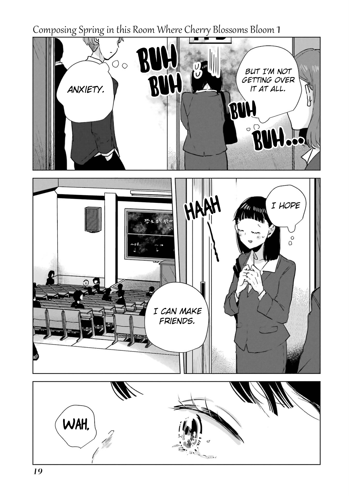 Haru Tsuzuru, Sakura Saku Kono Heya De - Vol.1 Chapter 1: Spring And Cherry Blossoms