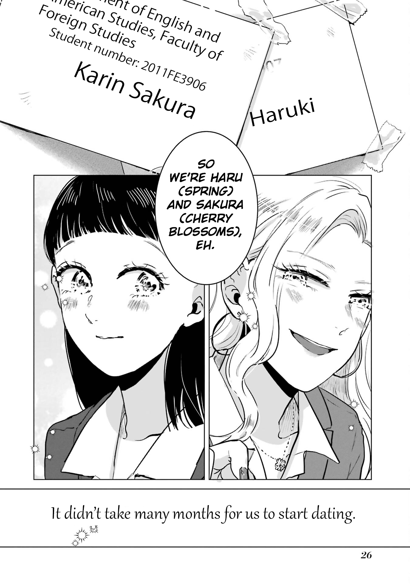 Haru Tsuzuru, Sakura Saku Kono Heya De - Vol.1 Chapter 1: Spring And Cherry Blossoms