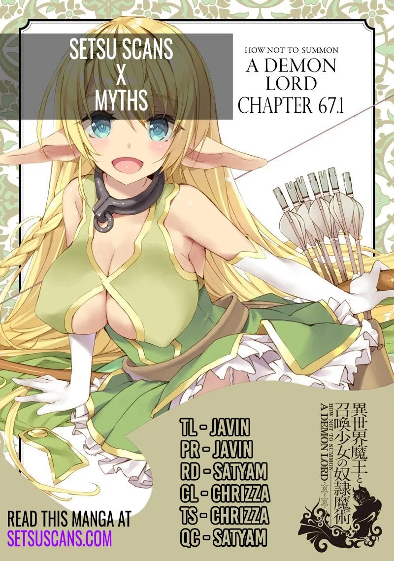 Isekai Maou To Shoukan Shoujo Dorei Majutsu - Chapter 67.1