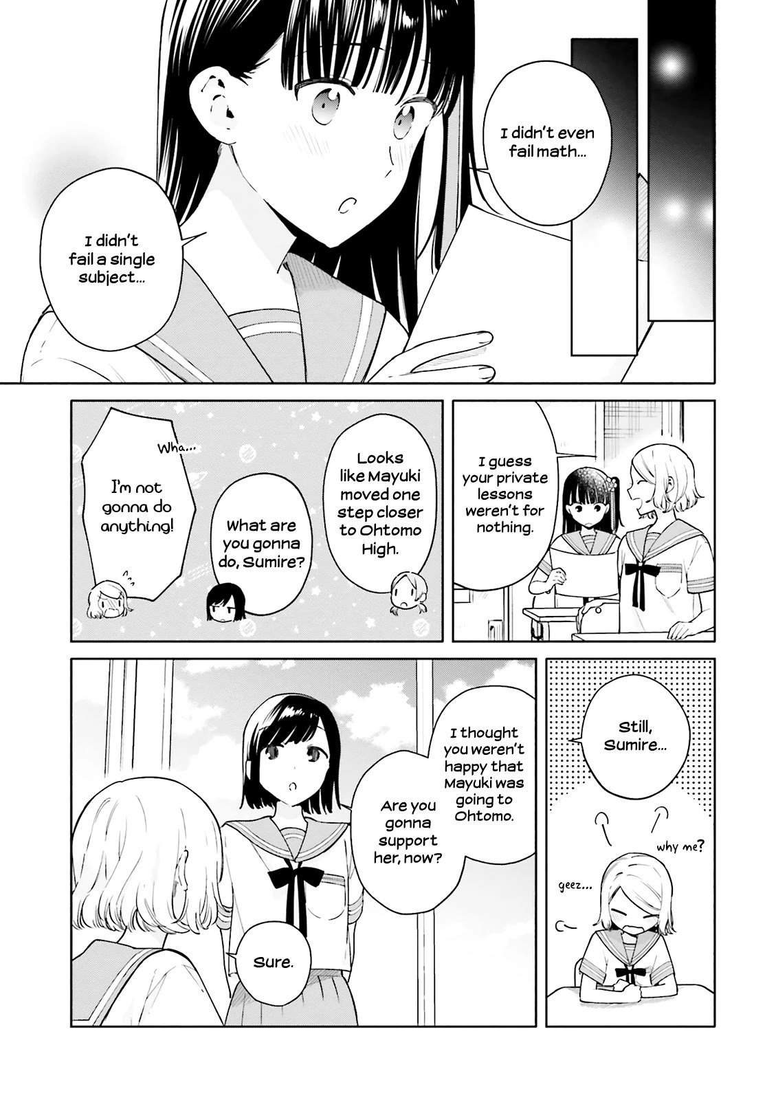 Goukaku No Tame No! Yasashii Sankaku Kankei Nyuumon - Chapter 8.5: When Even The Violets Bloom