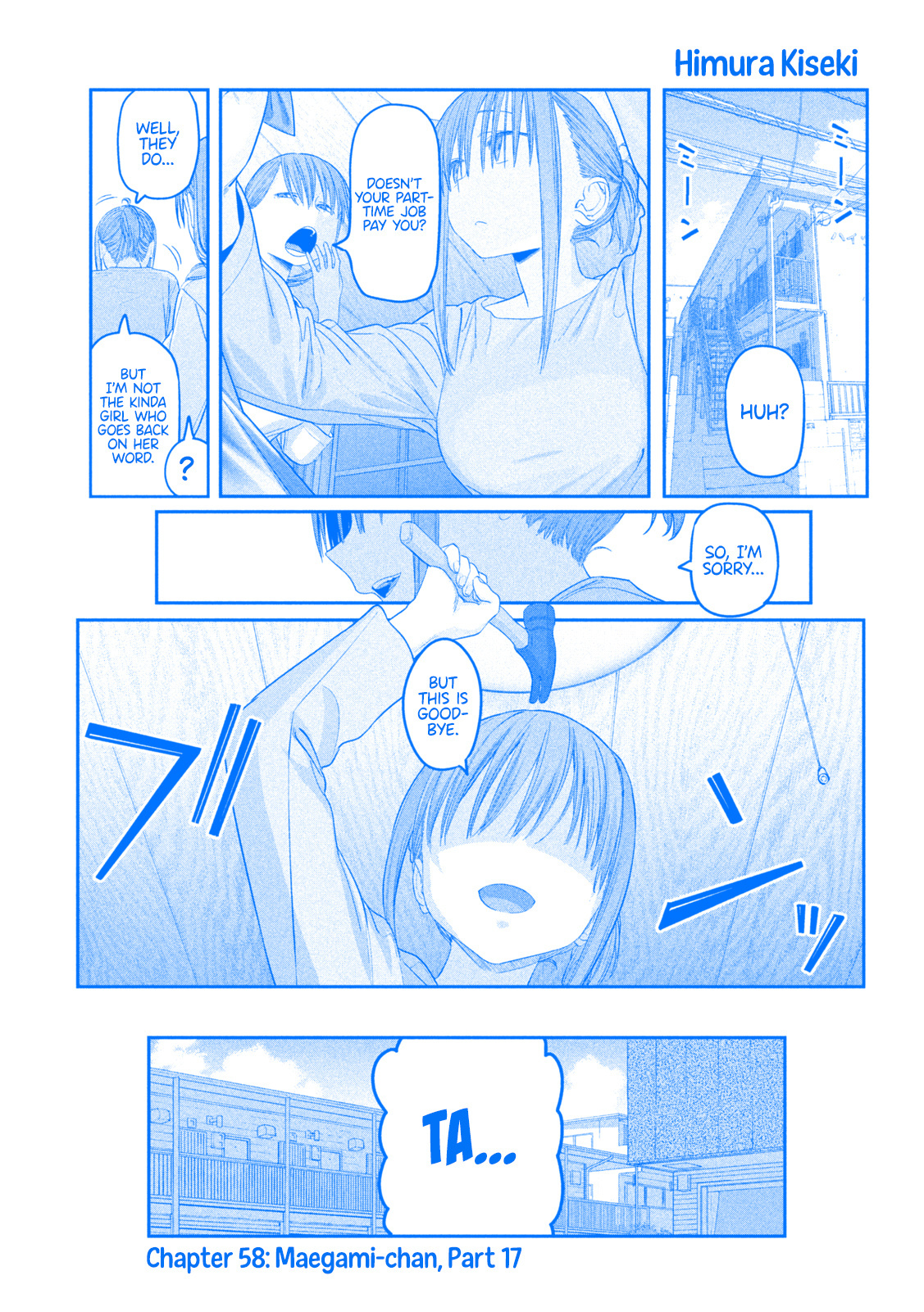 Getsuyoubi No Tawawa - Chapter 58: Maegami-Chan, Part 17 (Blue)