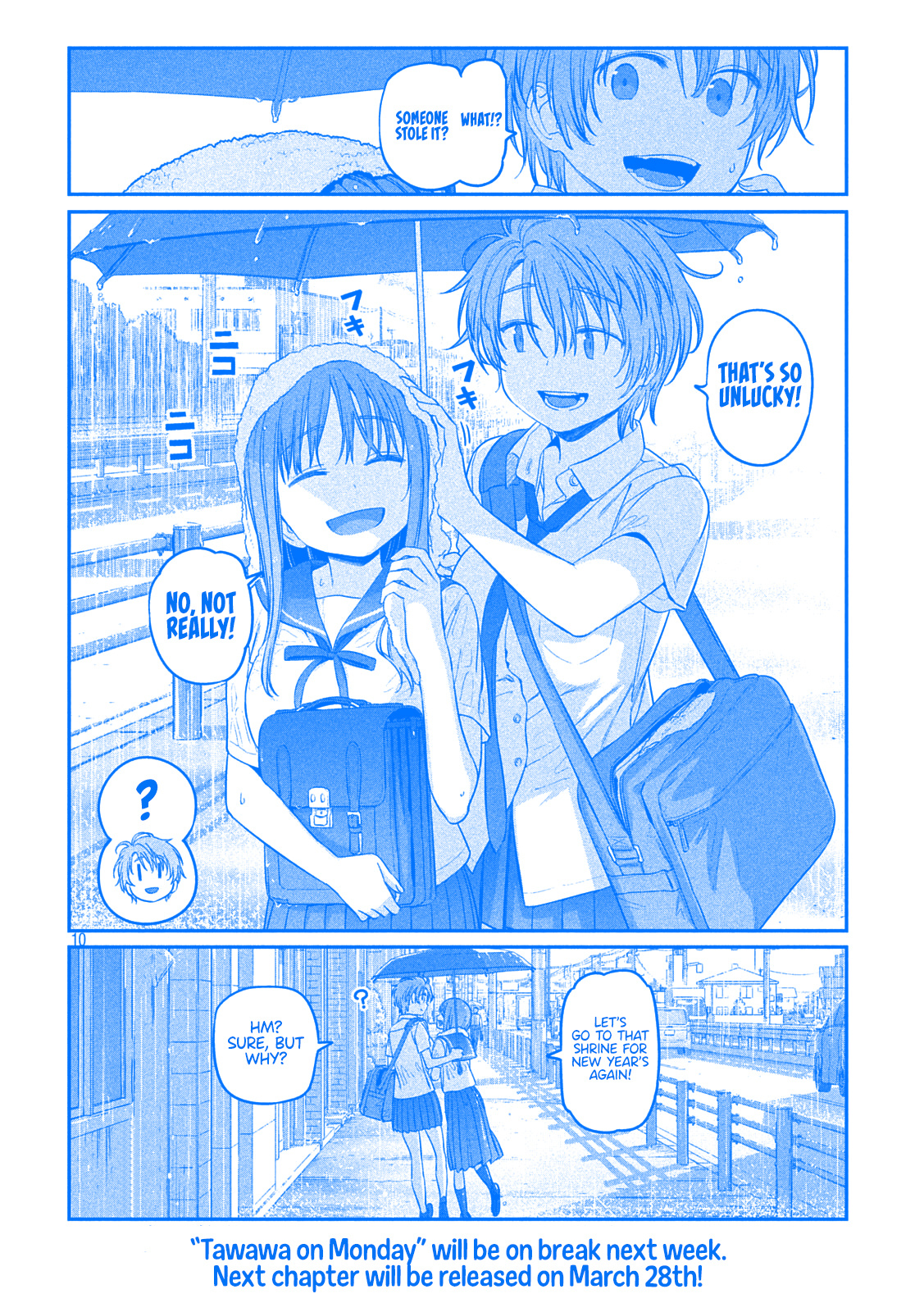 Getsuyoubi No Tawawa - Chapter 42: Imouto-Chan, Part 1 (Blue)