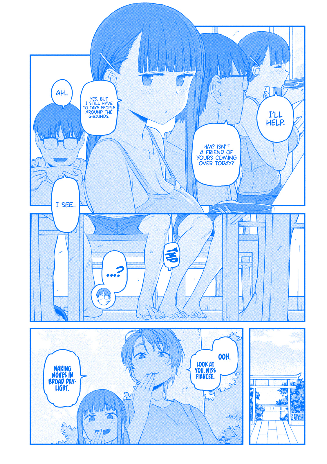 Getsuyoubi No Tawawa - Chapter 63: Jitome-Chan, Part 7 (Blue)