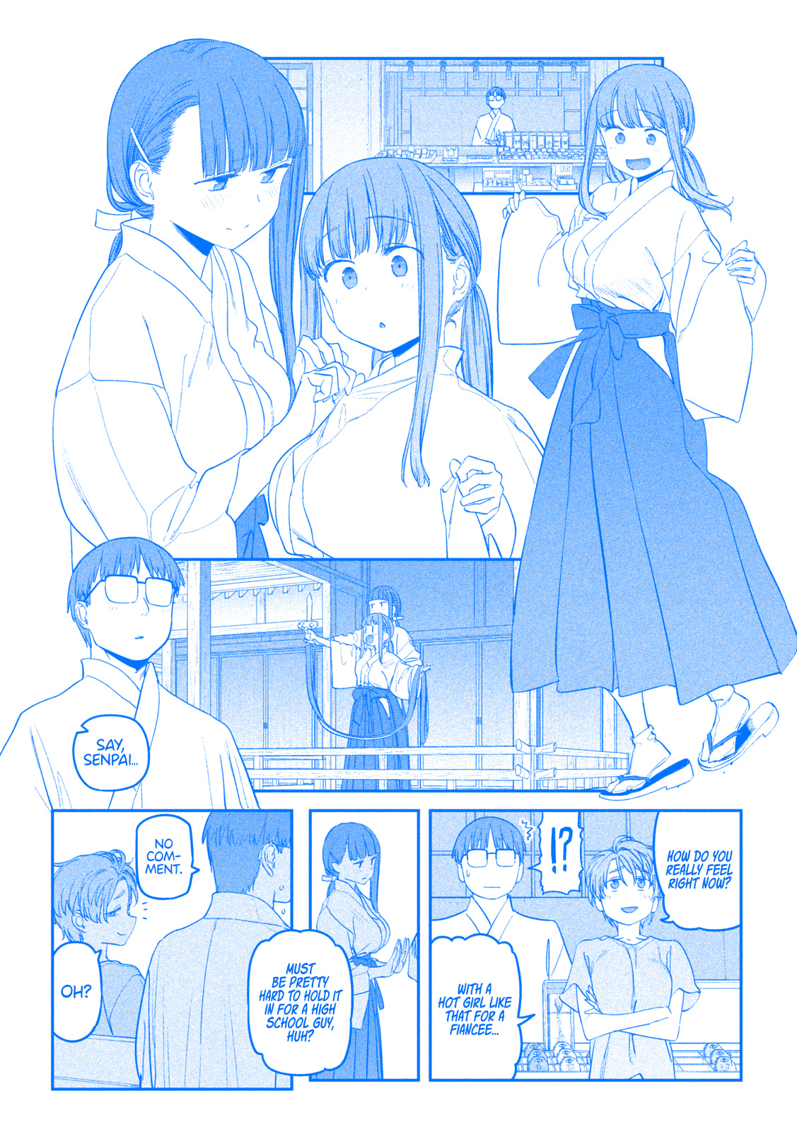 Getsuyoubi No Tawawa - Chapter 63: Jitome-Chan, Part 7 (Blue)