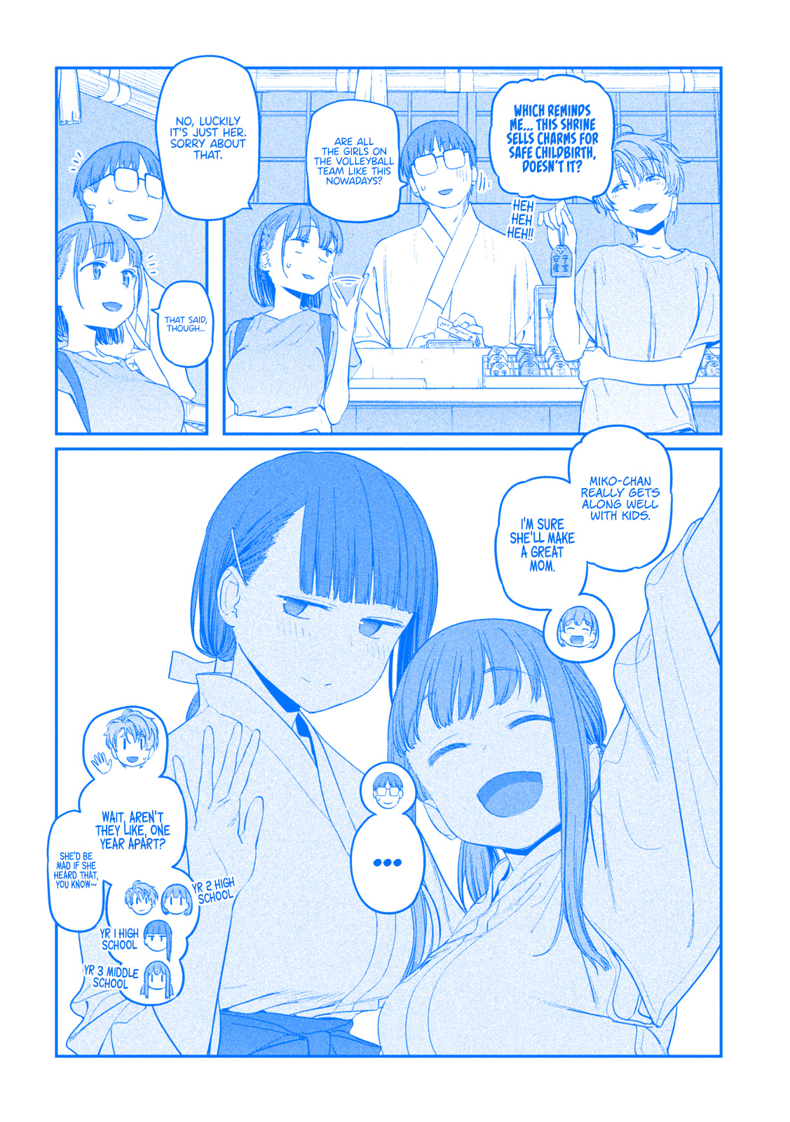 Getsuyoubi No Tawawa - Chapter 63: Jitome-Chan, Part 7 (Blue)