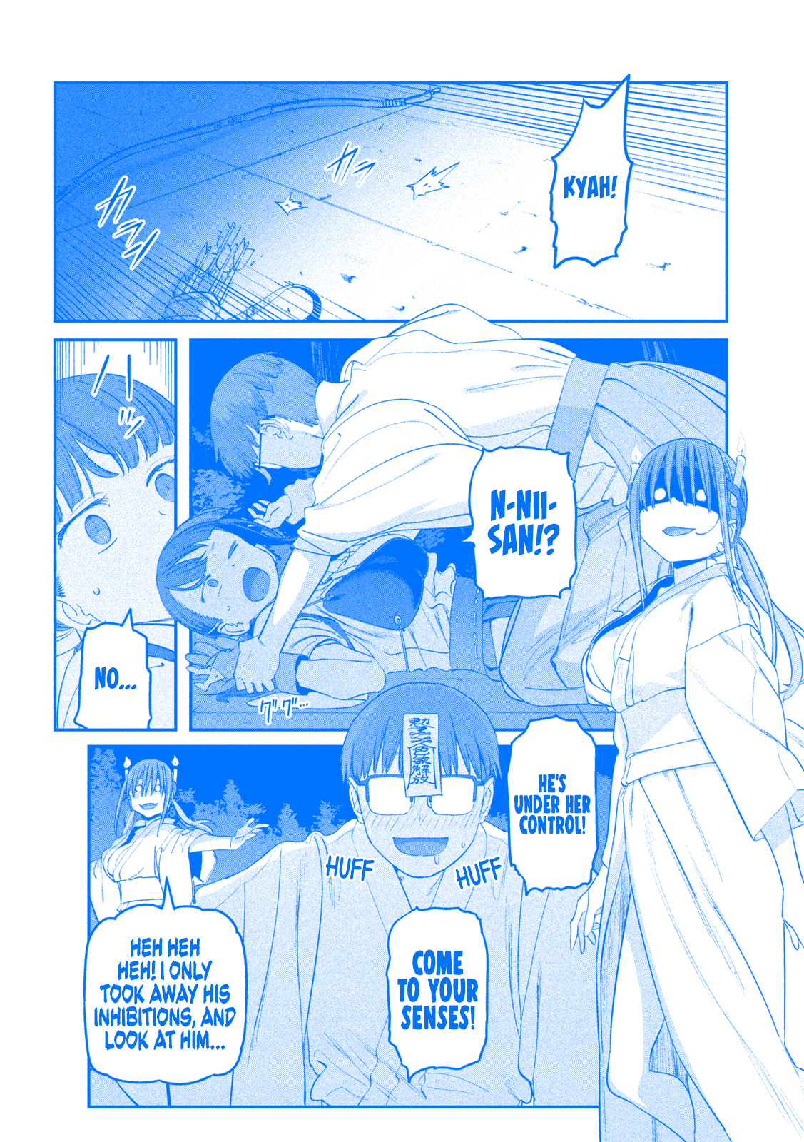 Getsuyoubi No Tawawa - Chapter 64: Jitome-Chan, Part 8 (Blue)