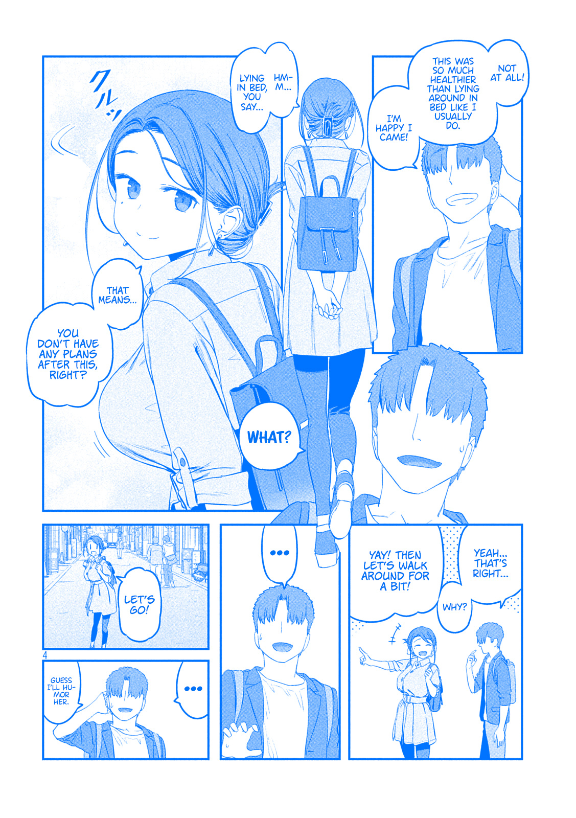 Getsuyoubi No Tawawa - Chapter 41: Kouhai-Chan, Part 13 (Blue)