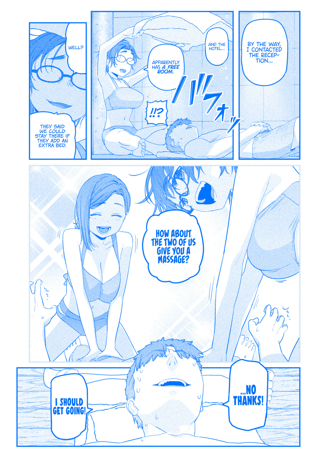 Getsuyoubi No Tawawa - Chapter 60: Kouhai-Chan, Part 17 (Blue)