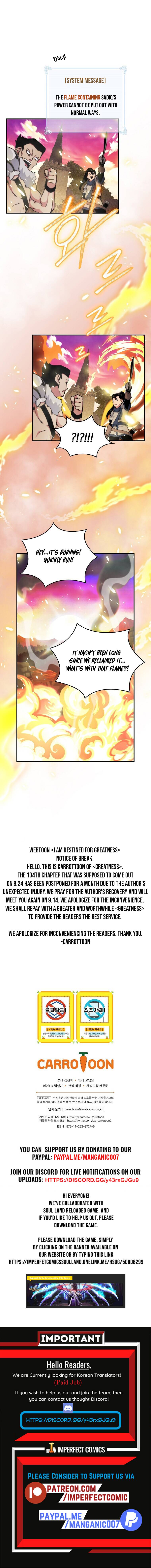 I'm Destined For Greatness! - Chapter 103