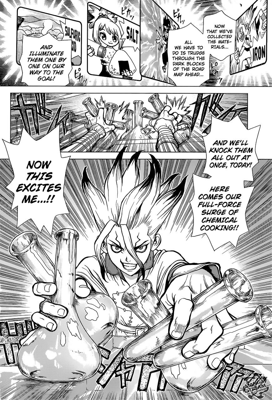 Dr. Stone - Chapter 33 : Crazy Chemicals