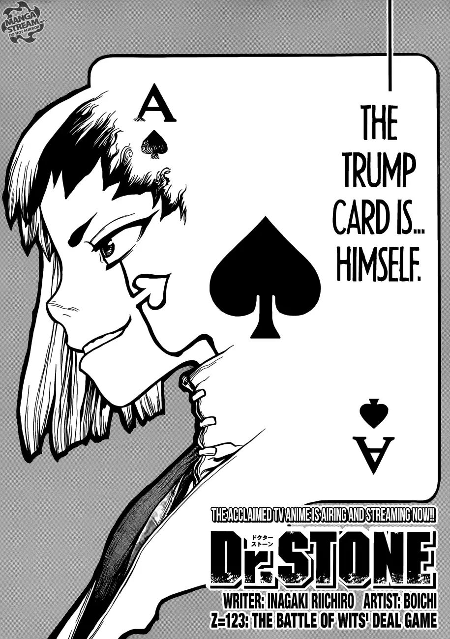 Dr. Stone - Chapter 123: The Battle Of Wits' Deal Game