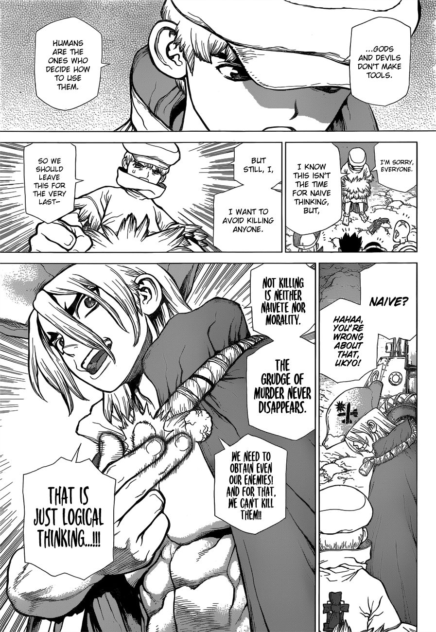 Dr. Stone - Chapter 124: The Invention Of God And The Devil