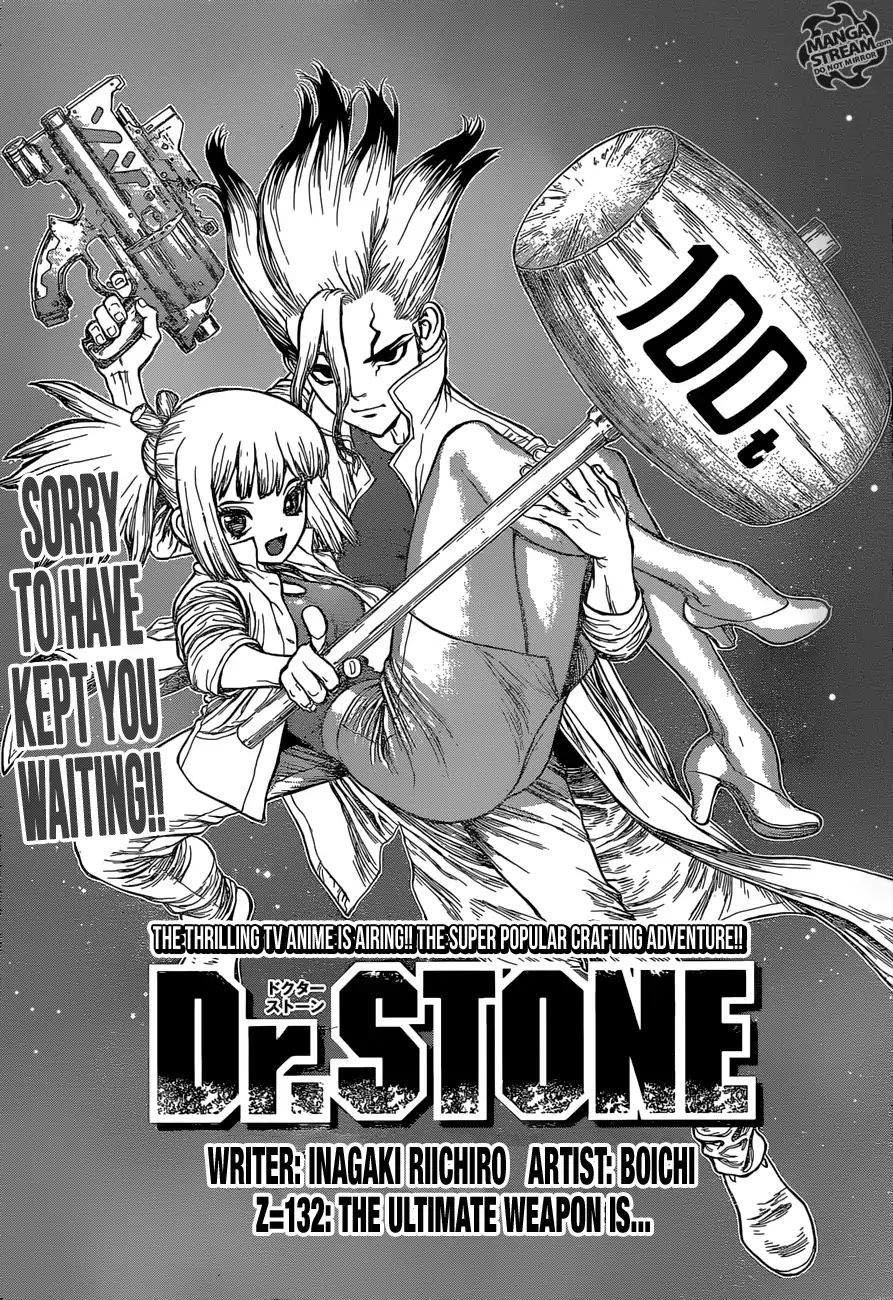 Dr. Stone - Chapter 132: The Ultimate Weapon Is...