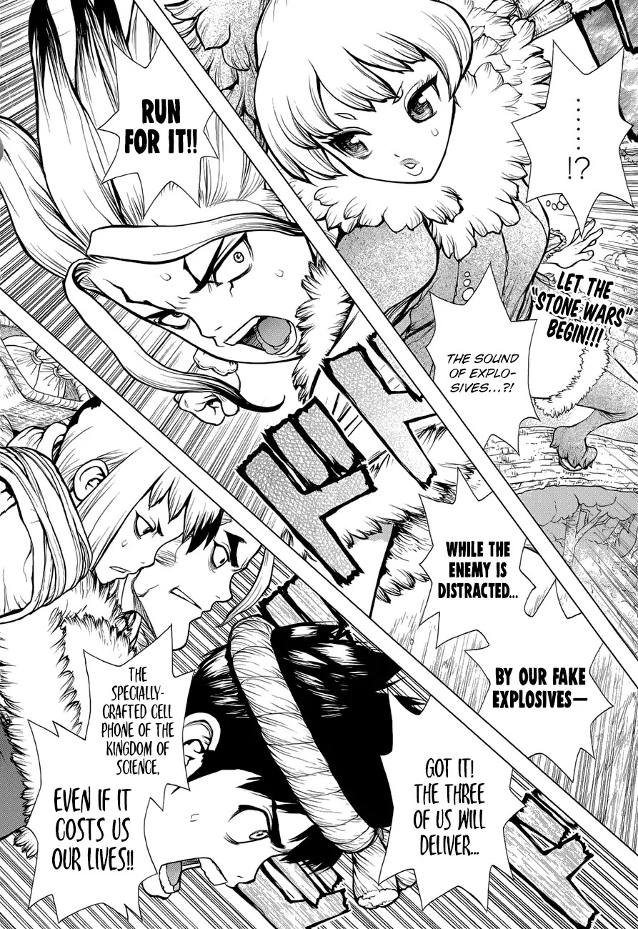 Dr. Stone - Chapter 62: Double Chase