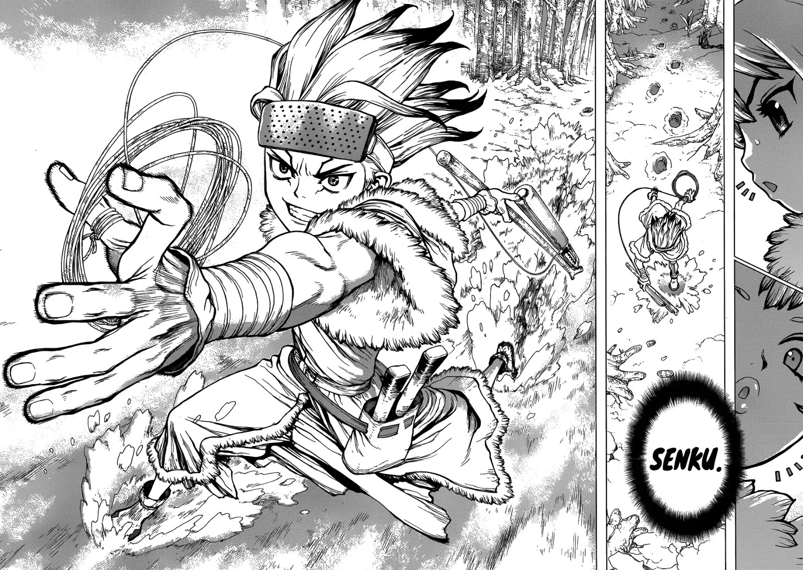 Dr. Stone - Chapter 62: Double Chase