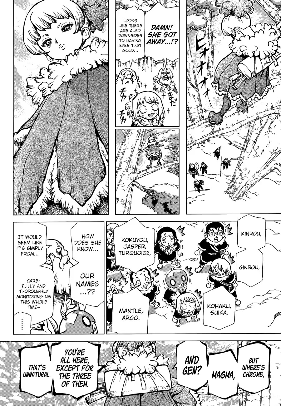 Dr. Stone - Chapter 62: Double Chase