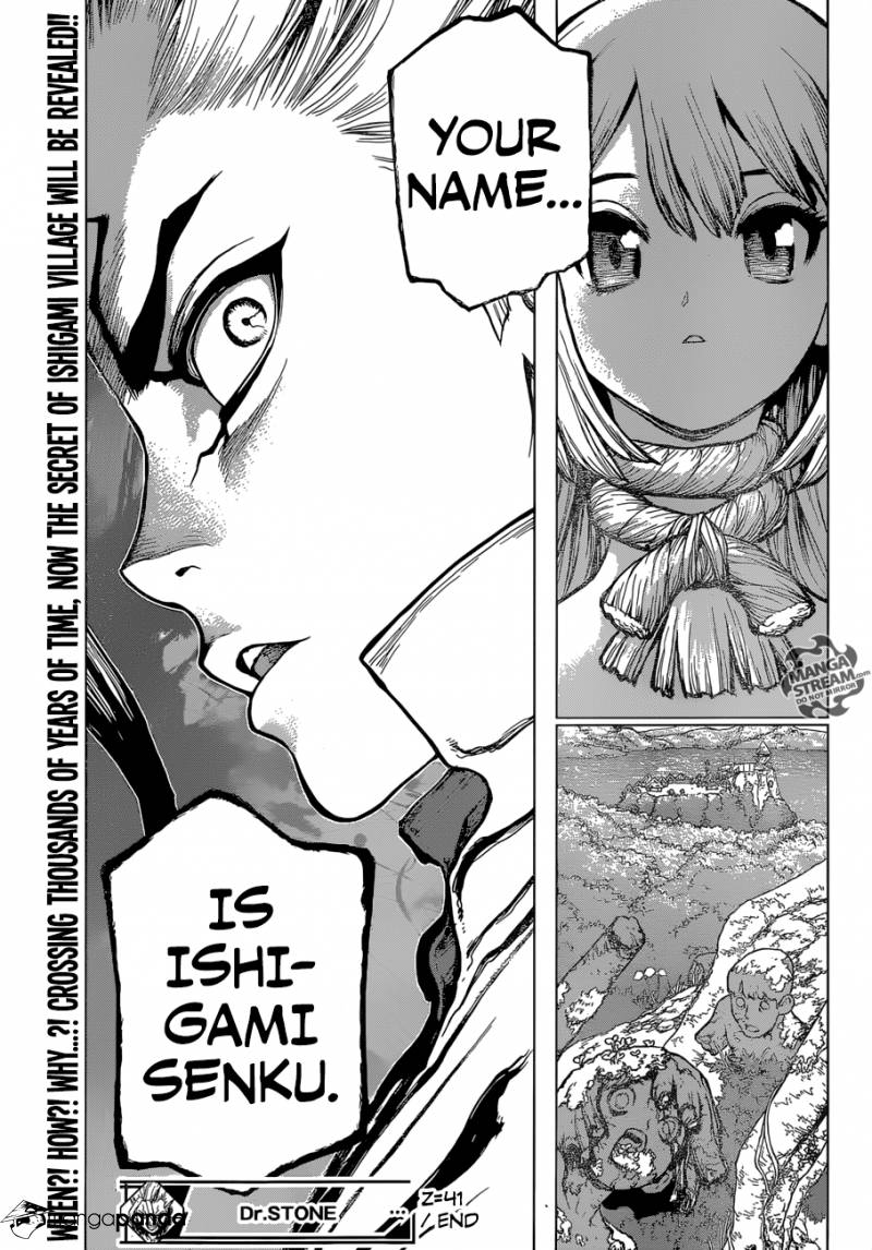 Dr. Stone - Chapter 41