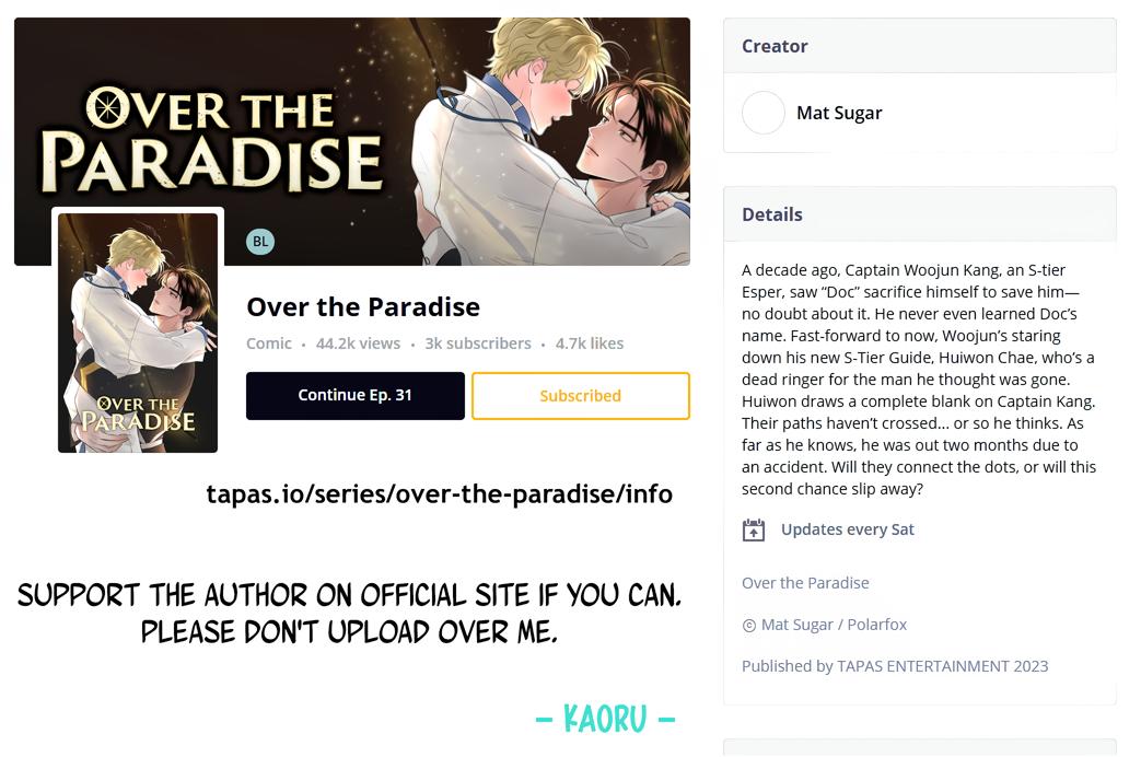 Over The Paradise - Chapter 35