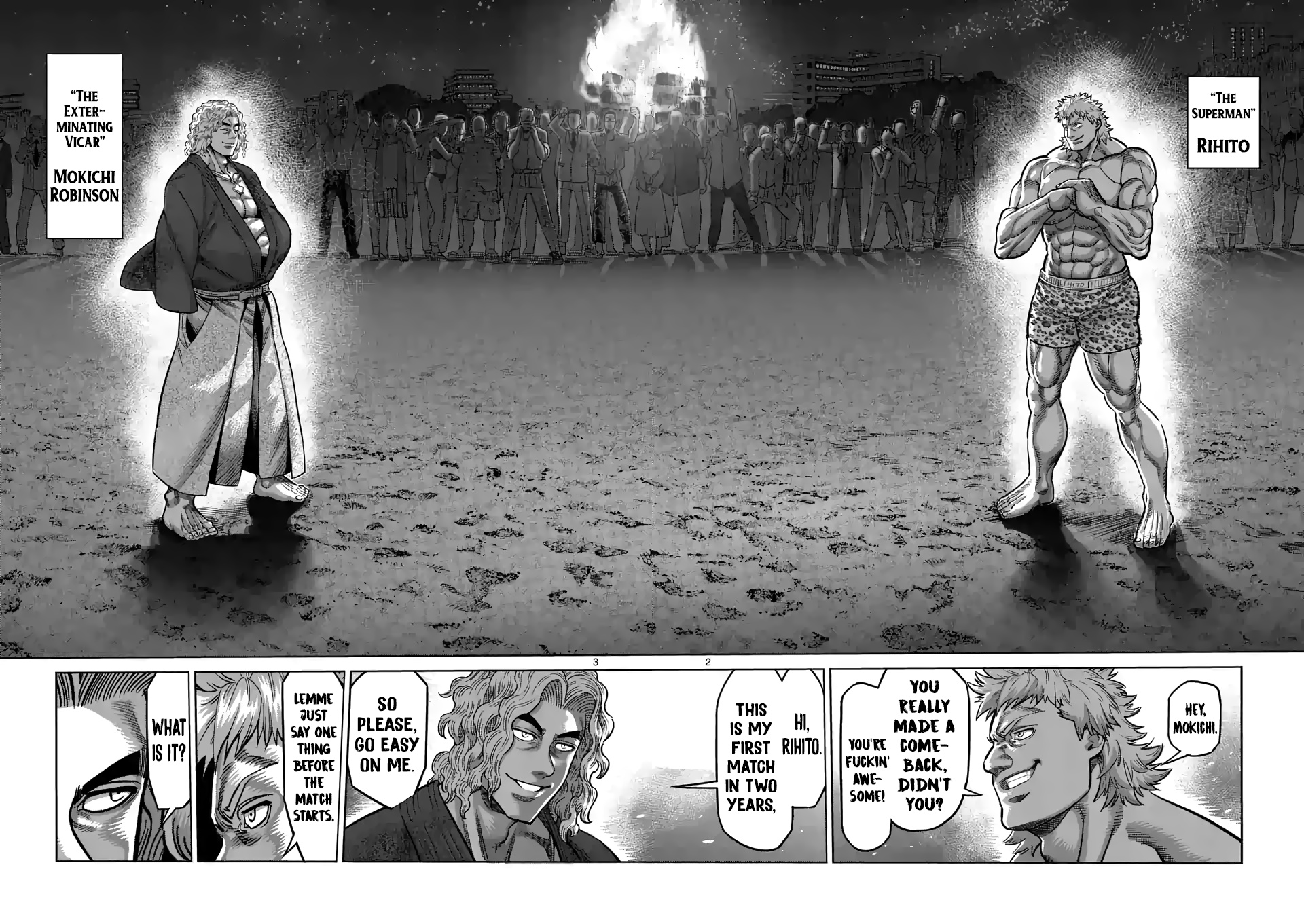 Kengan Omega - Chapter 43: Mokichi Vs. Rihito