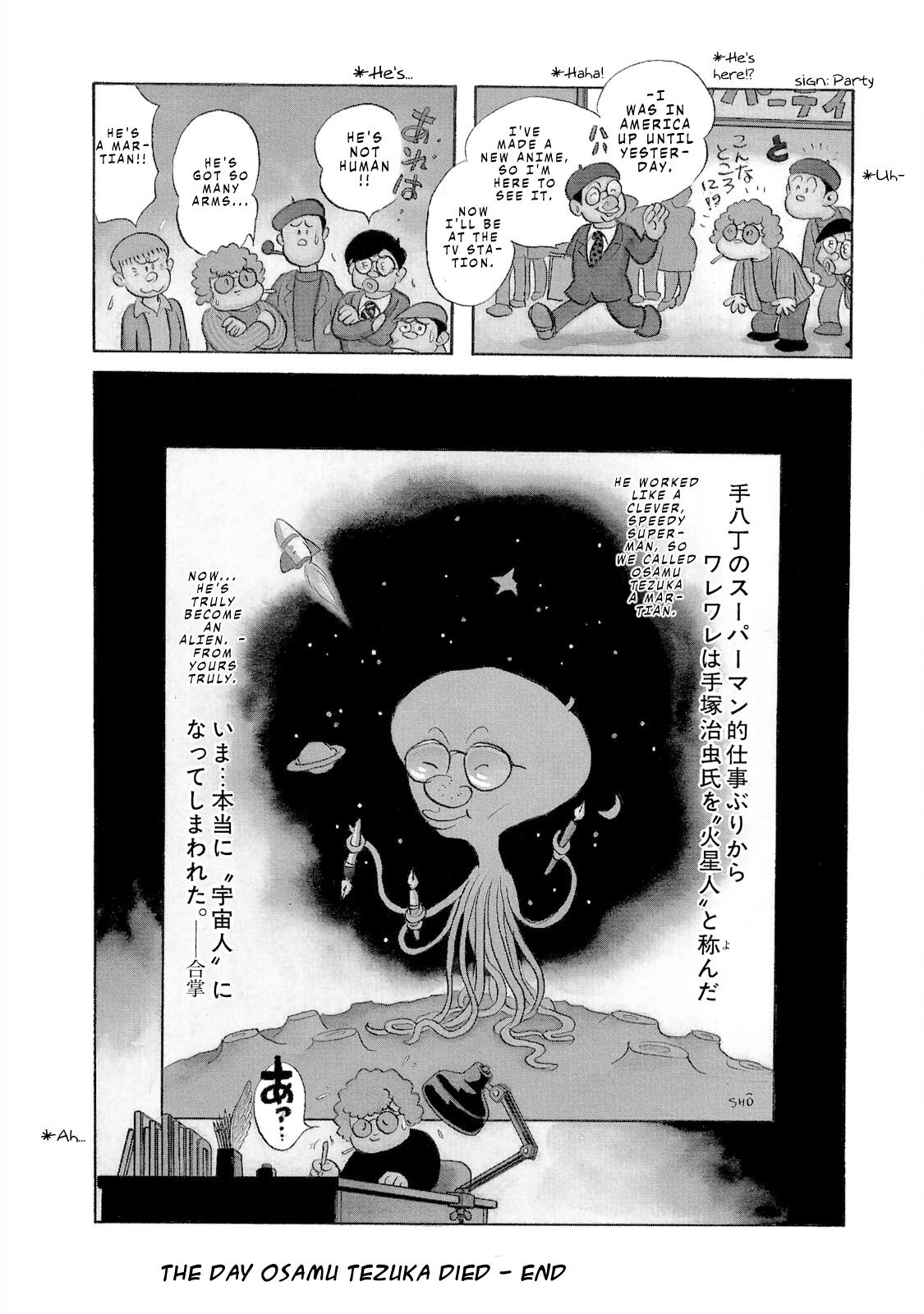 The Blue Hue Of Manga - Vol.1 Chapter 8: The Day Osamu Tezuka Died